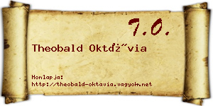 Theobald Oktávia névjegykártya